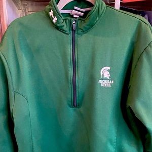 Under Armour Michigan State Quarter Zip - Small
